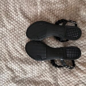 Givenchy black jelly sandals